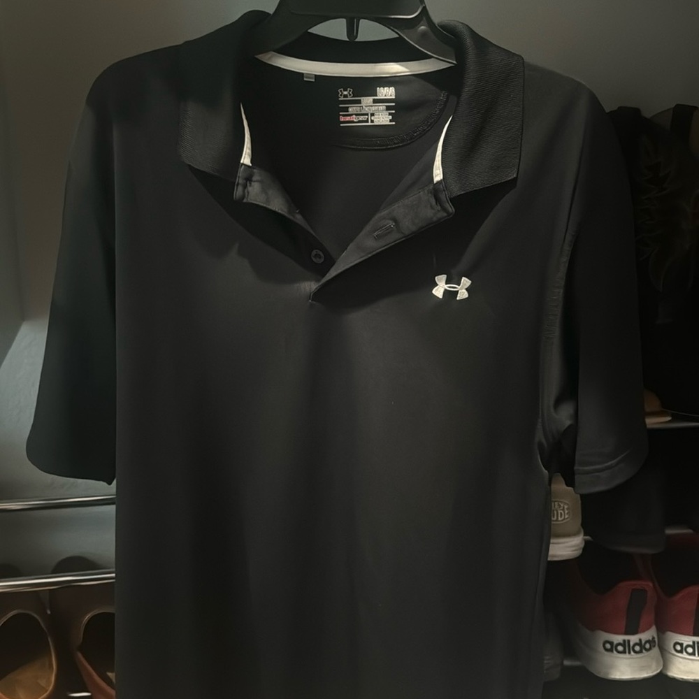 Black under armour polo